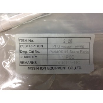 Nissin DE10722-44C PFG Vacuum Wiring